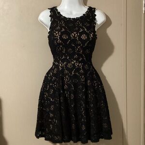 ❤️Jodi Kristopher Black Lace Mini Dress